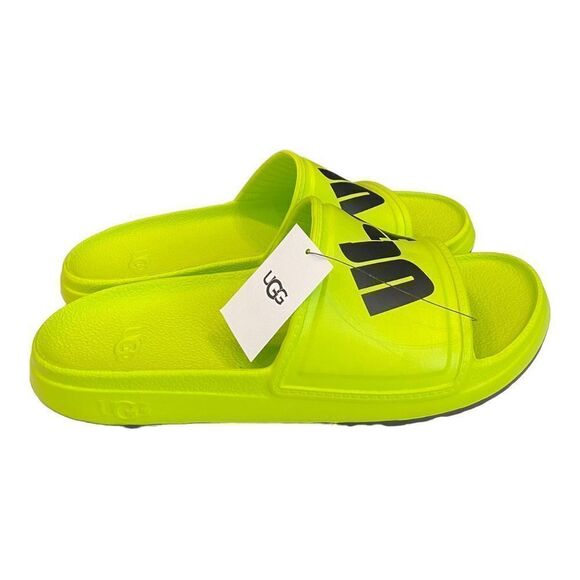 New UGG Wilcox Key Lime Black Men\'s Slide Sandals 9 10 11 main image 4